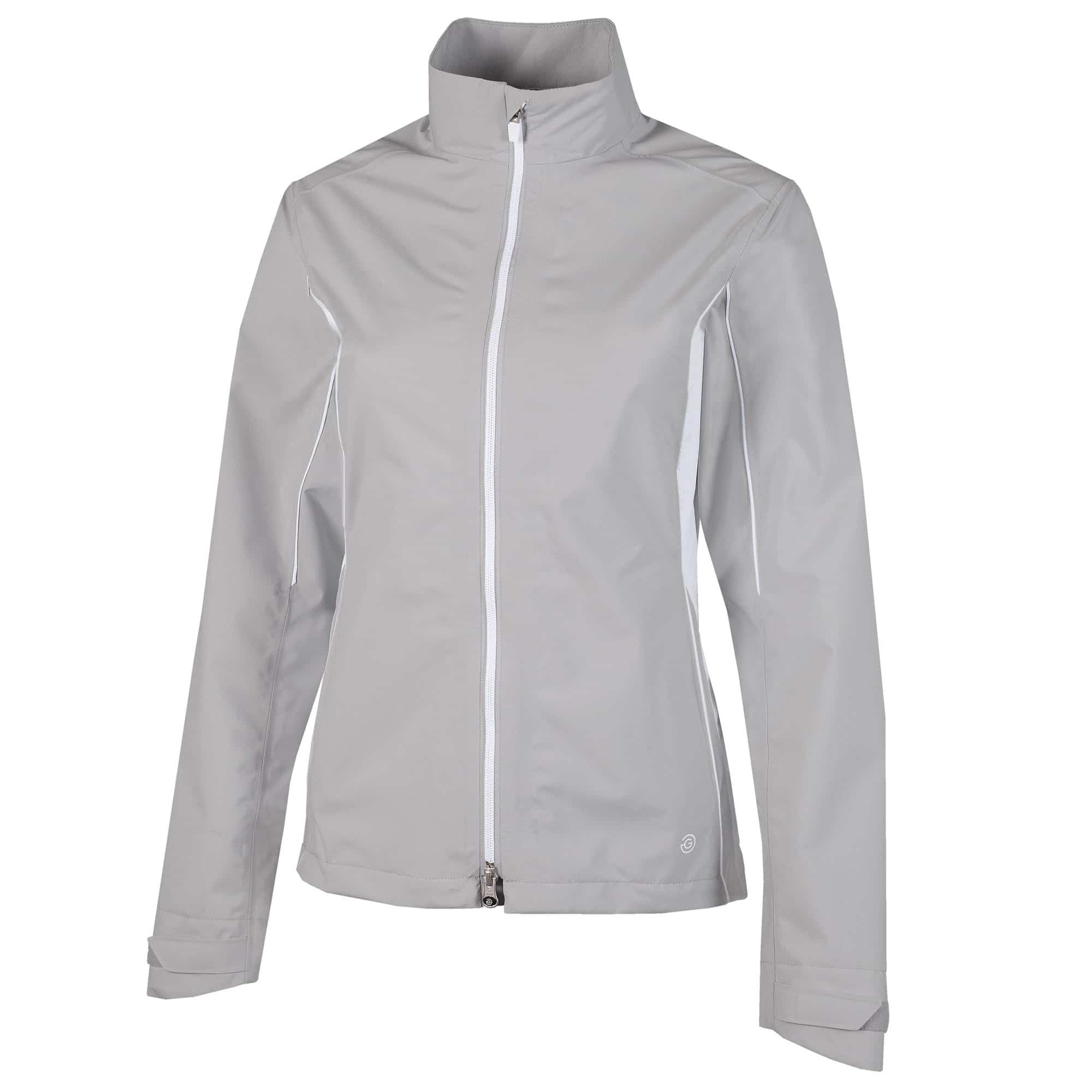 Galvin Green Aila Gore-Tex Paclite Waterproof Ladies Golf Jacket Cool Grey/White